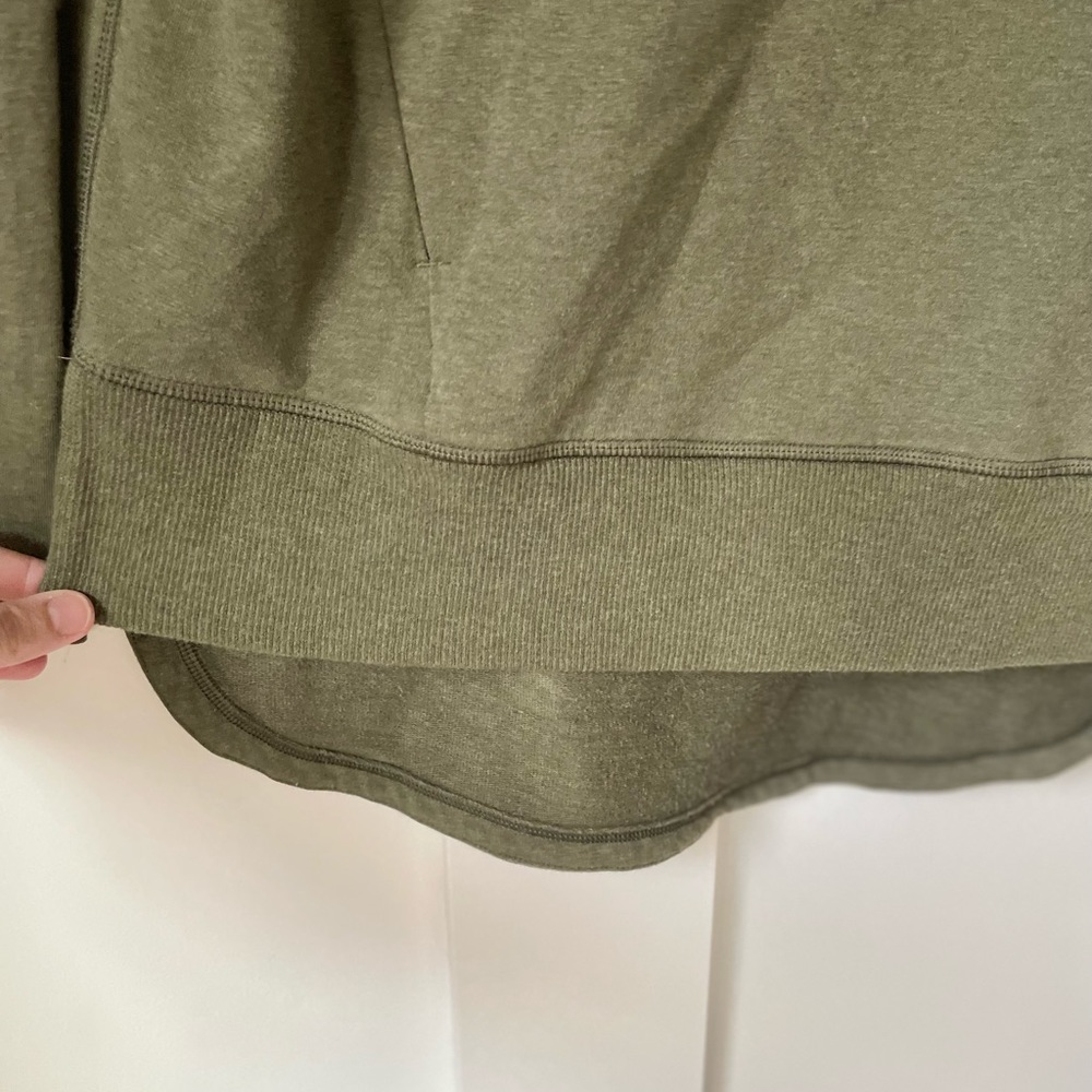 Lululemon • After Asana Pullover Sweatshirt Fatigue Green • size 6 - Picture 8 of 12